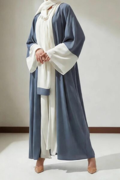 Djellaba-Moderne-Dubai-Bleu-gris-3