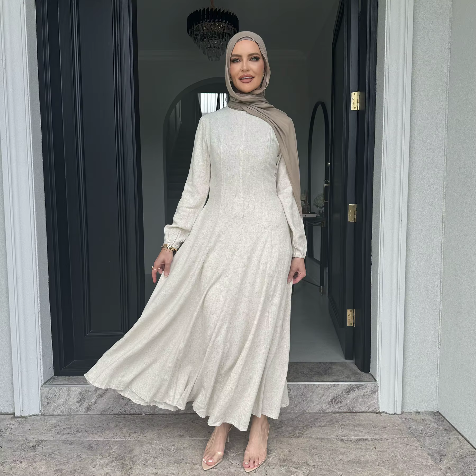 Djellaba-abaya-blanche-femme3 Djellaba-abaya-blanche-femme-6