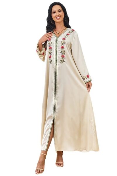 Djellaba Ayaba évasée blanche