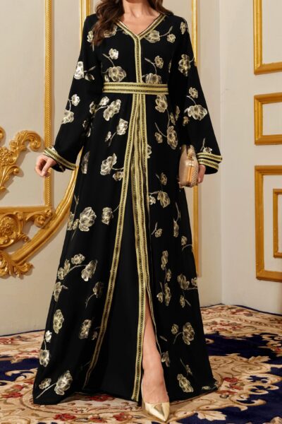Djellaba-noir-brodée